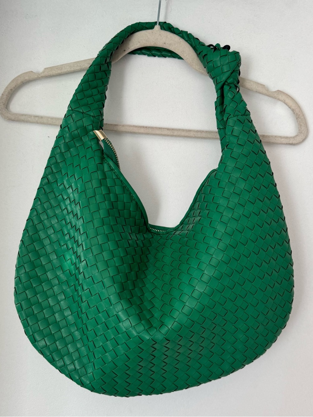 Melie Bianco / Anthropologie Green Woven Shoulder Bag - Picture 2 of 9